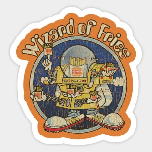 Wizard of Fries 1979 Sticker